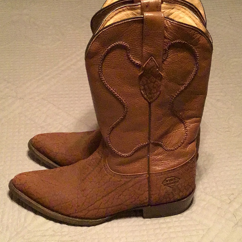 White Diamonds Mens Cowboy Boots
